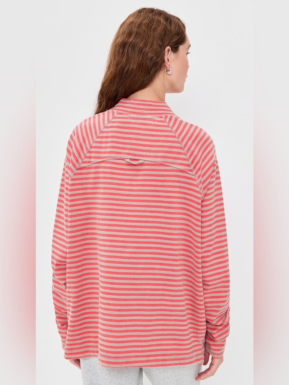 Free People Movement Restoration Yarn Dye Stripe Layer NWT X Small MSRP $58